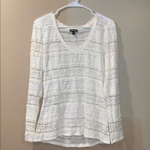 Long Sleeve Lace Top